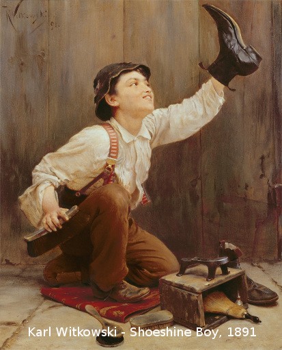 Karl Witkowski - Shoeshine Boy, 1891