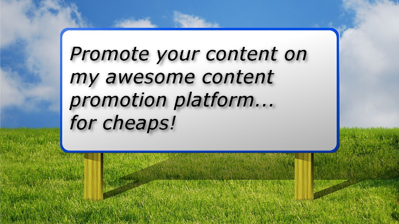 awesome content promotion platform