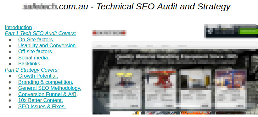 Technical SEO Audit and Strategy