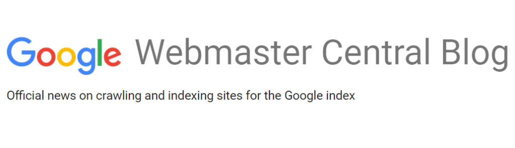 google webmaster central blog
