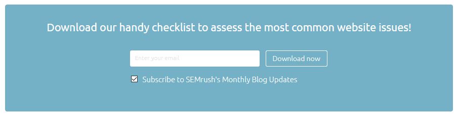 semrush onsite checklist