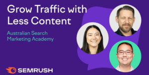 How to Grow Organic Traffic with Less Content